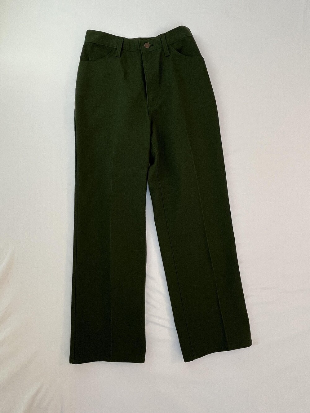 Vintage National Park Service Pants 70s 28 x 26.5 Uniform Green Ranger Jeans